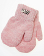 Перчатки, варежки, митенки Теплыши 823-TM (р-р 12/1-2 года) Варежки - розовый меланж