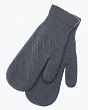 Перчатки, варежки, митенки Noryalli 59008 (р-р18) Варежки - серый