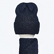 Комплекты Static 991286 (колпак+шарф) Комплект - 047 т.синий-серый