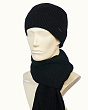 Комплекты Static 4517 флис (шапка+шарф) Комплект - 021 черный