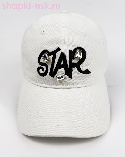 90B-star камни Бейсболка женская (56-58) - Шапки-НСК. Головные уборы оптом и в розницу.