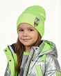 Модель: 02-2-E Колпак для девочки флис (50-52), Цвет: фл.салатовый Головные уборы Поляярик 02-2-E Колпак для девочки флис (50-52) - 1
