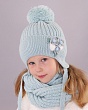 Комплекты Поляярик 02-73-S Комплект для девочки (шапка+снуд) (52-54) - 9
