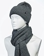 Комплекты Static 97743 (шапка+шарф) Комплект - 002 антрацит меланж