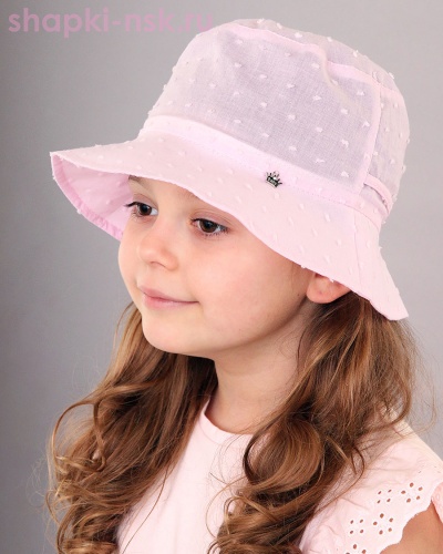 02-80-PT Панама для девочки (50-52) - Шапки-НСК. Головные уборы оптом и в розницу.