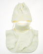 Комплекты Поляярик 02-72-D (42-44) (шапка+манишка) Комплект - молоко