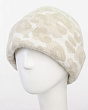 Головные уборы Levelpro Алиса экомех ягуар трикотаж флис Шапка флис (56-58) - бежево-молочный