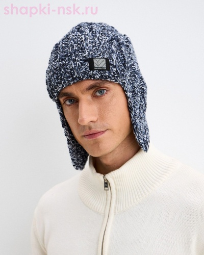 14368/2 MMU Ушанка мужская флис (57-59) - Шапки-НСК. Головные уборы оптом и в розницу.