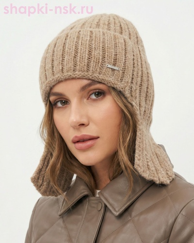 13309/2 MWU Ушанка женская флис (56-58) - Шапки-НСК. Головные уборы оптом и в розницу.