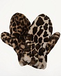 Перчатки, варежки, митенки Avenue Рукавицы 1 без декора экомех флис - к.леопард