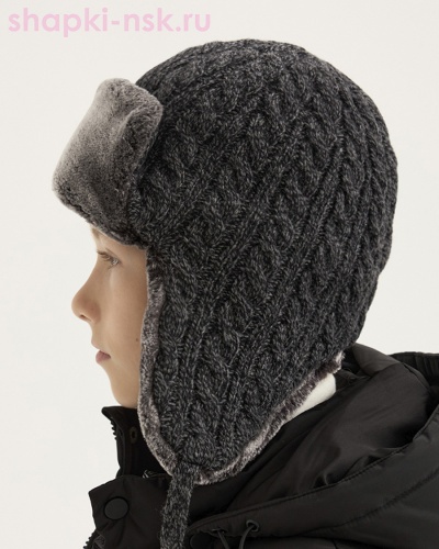 Эйлер Ушанка для мальчика (52-56) - Шапки-НСК. Головные уборы оптом и в розницу.