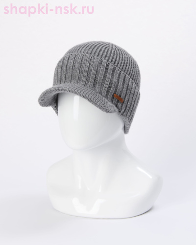 44959 F Кепка мужская флис (57-59) - Шапки-НСК. Головные уборы оптом и в розницу.