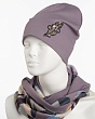 Комплекты Avenue 0144к СП Комплект женский флис (колпак+снуд) (56-58) - 502/86 т.сирень