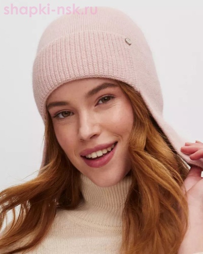 885 WH Ушанка женская (56-58) - Шапки-НСК. Головные уборы оптом и в розницу.