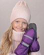 Перчатки, варежки, митенки Поляярик 02-B (2-8 лет) Варежки - т.фиолетовый