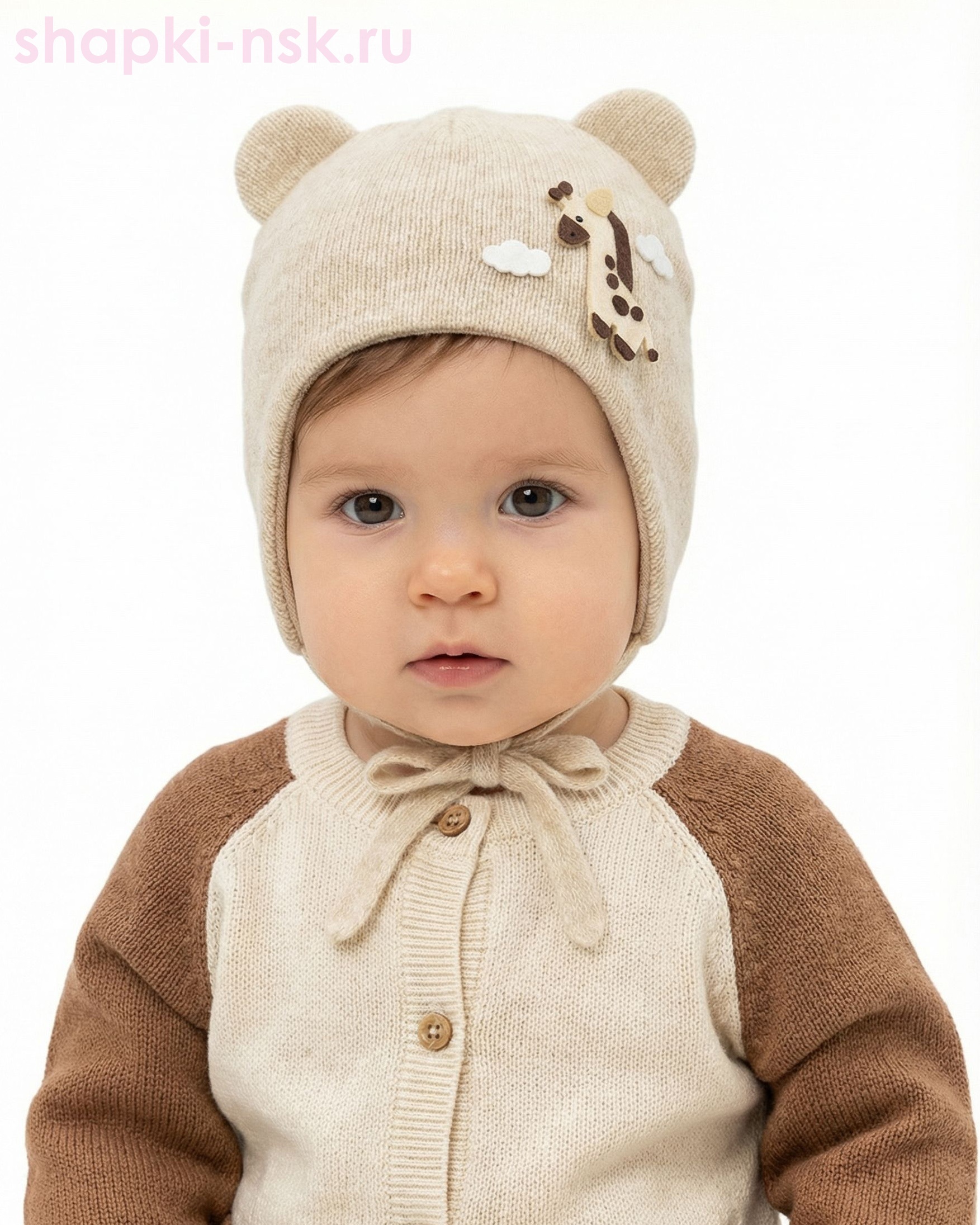 Марти Шапка с ушками для девочки (42-48)