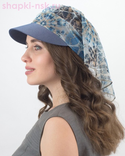 426-К-Л Косынка с козырьком (56-58) - Шапки-НСК. Головные уборы оптом и в розницу.