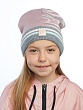 Головные уборы Fishka 212557-G-W Колпак для девочки флис (52-56) - 1