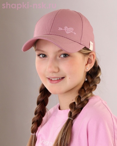 835-BS Бейсболка для девочки (54-56) - Шапки-НСК. Головные уборы оптом и в розницу.