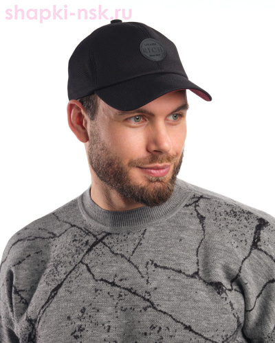 Модель: 079-1 R Бейсболка (58), Цвет: черный 079-1 R Бейсболка (58) - Шапки-НСК. Головные уборы оптом и в розницу.