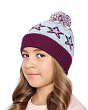 Головные уборы Marhatter 9389 MGH Колпак для девочки (50-52) - цикламен-голубой