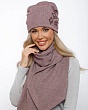 Комплекты Avenue 0193к СП Комплект женский флис (шапка+шарф) (56-58) - бордовый