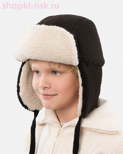 Модель: Сандер Ушанка (52-56), Цвет: черный Сандер Ушанка (52-56) - Шапки-НСК. Головные уборы оптом и в розницу.