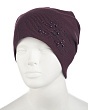 Головные уборы Miskorki Луиза Шапка женская (56-58) - вишневый
