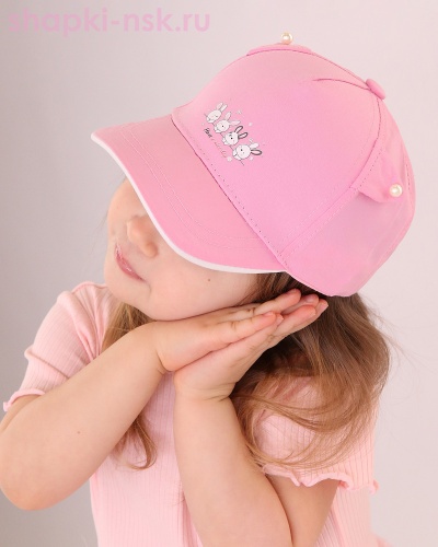 840-BS Бейсболка для девочки (48-50) - Шапки-НСК. Головные уборы оптом и в розницу.