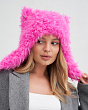 Головные уборы Levelpro Кошка экомех барби Шлем флис (56-58) - фуксия