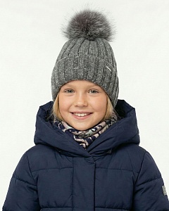 12630/2-F MGH Колпак для девочки флис (54-56)