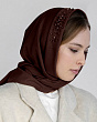 Шарфы, снуды, прочие Verenitsa (Svetlitsa) 80/56 S Косынка женская (54-58) - коричневый