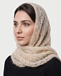 Шарфы, снуды, прочие Paola Belleza 542 PB Косынка женская (110 х 64) - св.бежевый