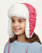 Головные уборы Colibri 229-З Валентинка Ушанка для девочки (50-52) - яр.розовый