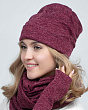 Головные уборы Verenitsa (Svetlitsa) 965.00/52-75 Колпак женский флис (54-56) - меланж марсала