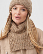 Шарфы, снуды, прочие Levelpro Хелен пряжа Метелица Снуд - метелица бежевый