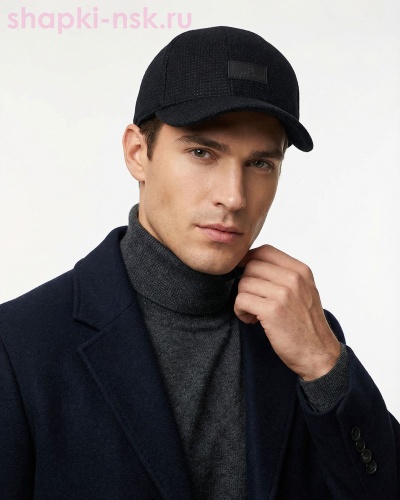 061-48 Бейсболка мужская флис (56-62) - Шапки-НСК. Головные уборы оптом и в розницу.