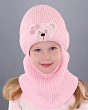 Головные уборы Поляярик 01-31-R Балаклава-шлем для девочки флис (50-54) - 8
