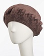 Головные уборы Di Lana Полина 248 Берет женский (56-58) - какао-махагон