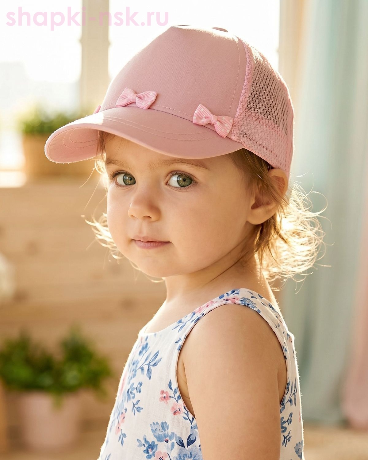 921-BS Бейсболка для девочки (48-50)