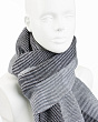 Шарфы, снуды, прочие Marhatter 12856 MWS Шарф женский (200 х 32) - черно-серый