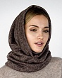 Головные уборы Verenitsa (Svetlitsa) 185.03/00-75 Капор-снуд (56-58) - меланж какао