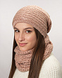 Комплекты Gulyann Knitwear Petra Комплект женский флис (колпак+снуд) (56-58) - 1