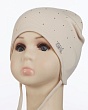 Головные уборы Поляярик 03-44-ST Шапка для девочки (46-48) - бежевый меланж