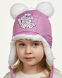 Головные уборы Colibri 211-З Кошечка Ушанка для девочки (48-50) - 1
