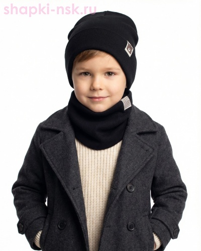 03-29-CT Комплект (шапка+снуд) (50-52) - Шапки-НСК. Головные уборы оптом и в розницу.