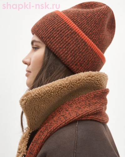 147 KWH Комплект женский (колпак+шарф) (56-58) - Шапки-НСК. Головные уборы оптом и в розницу.