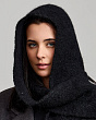 Головные уборы Dispacci 250141 SR Капюшон (56-58) - черный