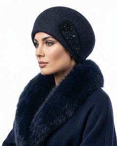 Агата шерсть Берет женский (56-58)