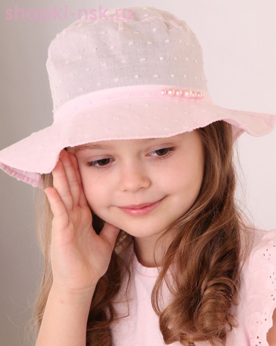 03-15-PT Панама для девочки (48-50) - Шапки-НСК. Головные уборы оптом и в розницу.